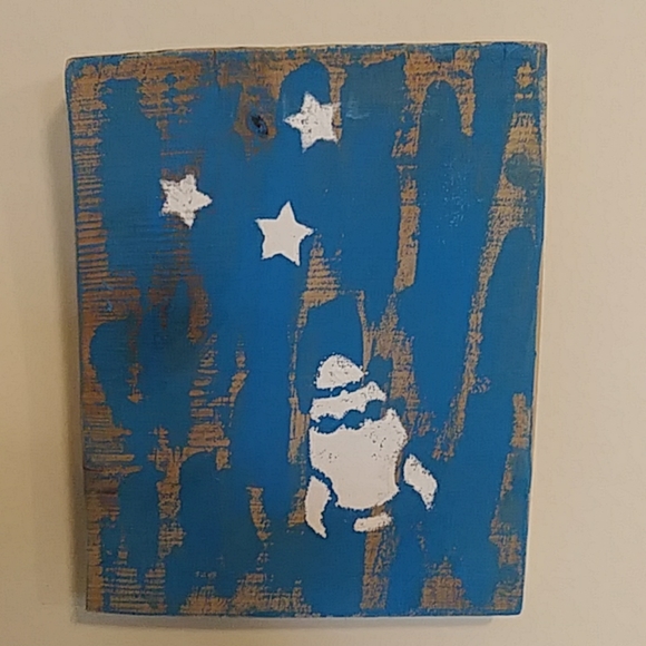 Handmade Rocket Sign - Picture 1 of 3